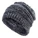 Women's ponytail knitted hollow top sweater autumn and winter multi-color pullover hat without CC logo_voghion.com