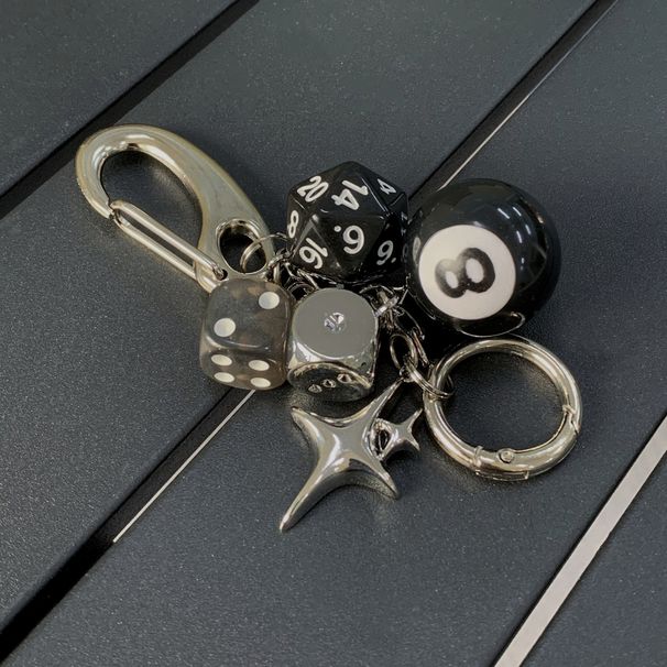 Ins Squisito Originale Fatto a Mano Retro Nero Portafortuna Portachiavi con Corda Ciondolo per Borsa alla Moda Selezione di Tendenza_voghion.com