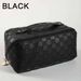 1PC Multifunctional Chequered Cosmetic Bag For Women, Make-up Bag, Luxury Wash Bag, Pillow Bag, Large Capacity Bag_voghion.com