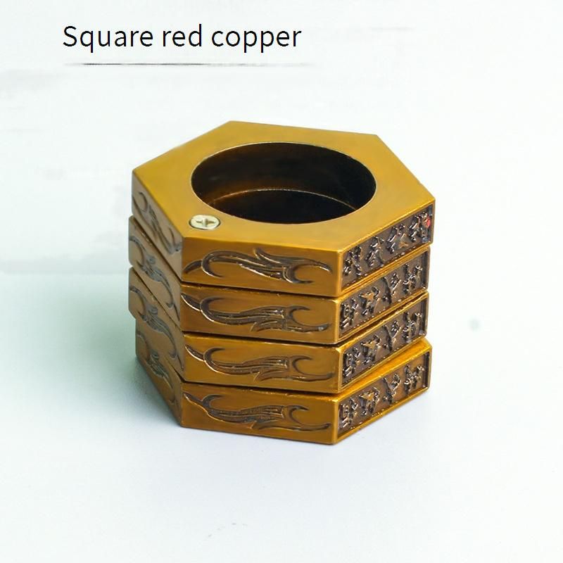 Anel de autodefesa - Soqueiras de latão multifuncionais para sobrevivência ao ar livre, quebra-janelas de emergência,_voghion.com