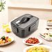 Portable Electric Lunch Box - Plug-in Heating & Steaming Function, Suitable For Home Use & Office Workers To Carry "_voghion.com