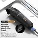 Tagliacapelli professionale - Rifinitore ricaricabile tramite USB con lame in ceramica, senza fili e testina staccabile impermeabile per uomini e donne_voghion.com