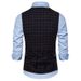 Lässige, modische, zweireihige Slim-Fit-Weste für Herren mit U-Ausschnitt_voghion.com
