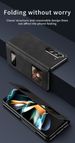 Til Samsung Galaxy Z Fold 2 3 4 5 Luksuriøst Magnetisk Lædertelefoncover til Business_voghion.com