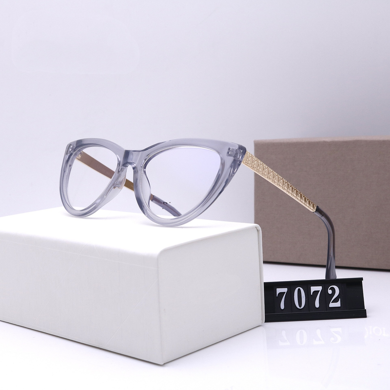 Overseas 2022 New D Family Male and Female Myopia Frame Mobile Phone Flat Lens Glasses P7072_voghion.com