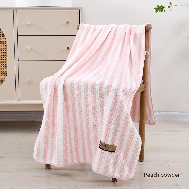 Home Textile Fleece Corn Grain Bath Towel Soft Absorbent_voghion.com