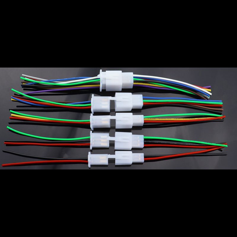 1set 2.8mm 2/3/4/6/9 Pin Automotive Quick Connection Electrical Wire Connector Male Female Cable Terminal Plug Kits_voghion.com
