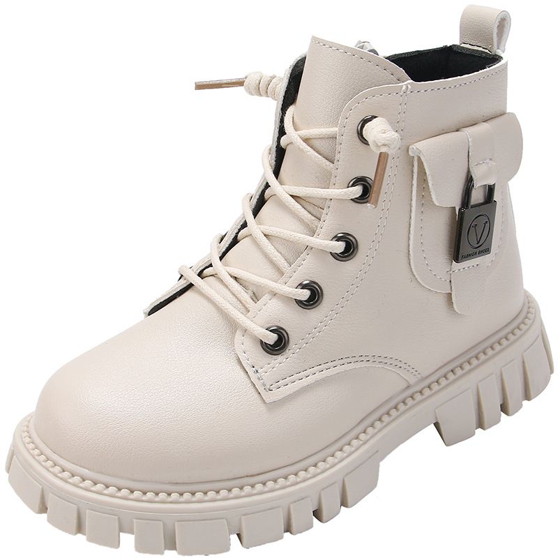 Kinderschuhe Mädchen Mode Kurze Stiefel Neue Winter Jungen Alle Spiel Martin Stiefel Kinder Einfache Schulranzen Zwei Baumwollstiefel_voghion.com