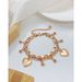 Damen Schmuck Mode Multi Layer Edelstahl Armband Runde Perle Liebe Titan Stahl_voghion.com
