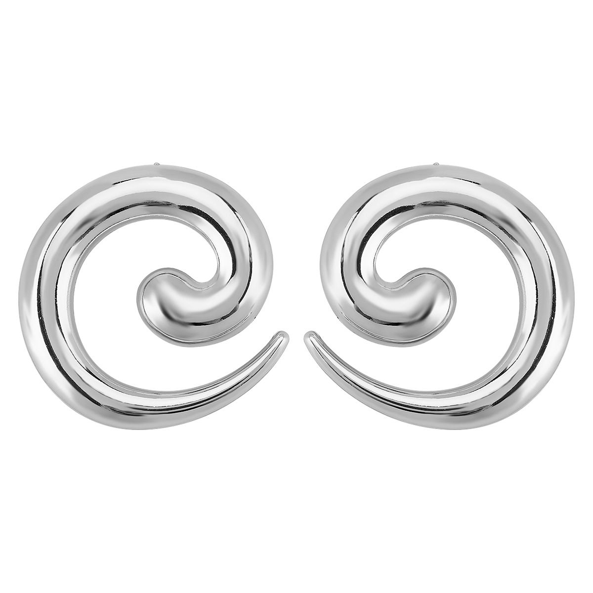 E13242 Fashionable and Exaggerated Design with a Metallic Style ZA Same Style, Small denomination Earrings for Women_voghion.com