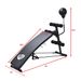 Adjustable Incline Curved Workout Fitness Sit Up Bench_voghion.com