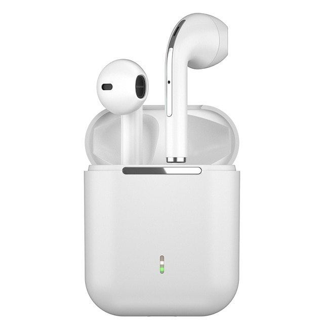 J18 Ohrhörer Stereo Nirkabel Binaural, Headset Bluetooth Tws olahraga Mini 5.0 Pop Up_voghion.com