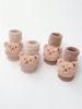 4 Paar dicke, warme Frotteesocken für Kinder mit Cartoon-Bärenmuster, rutschfestem Griff für Herbst und Winter_voghion.com