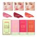 À prova dwaterproof água facial blush vara natural bochecha rouge 3 cores sedoso suave bochecha matiz creme blush blush vara rosto maquiagem blush_voghion.com