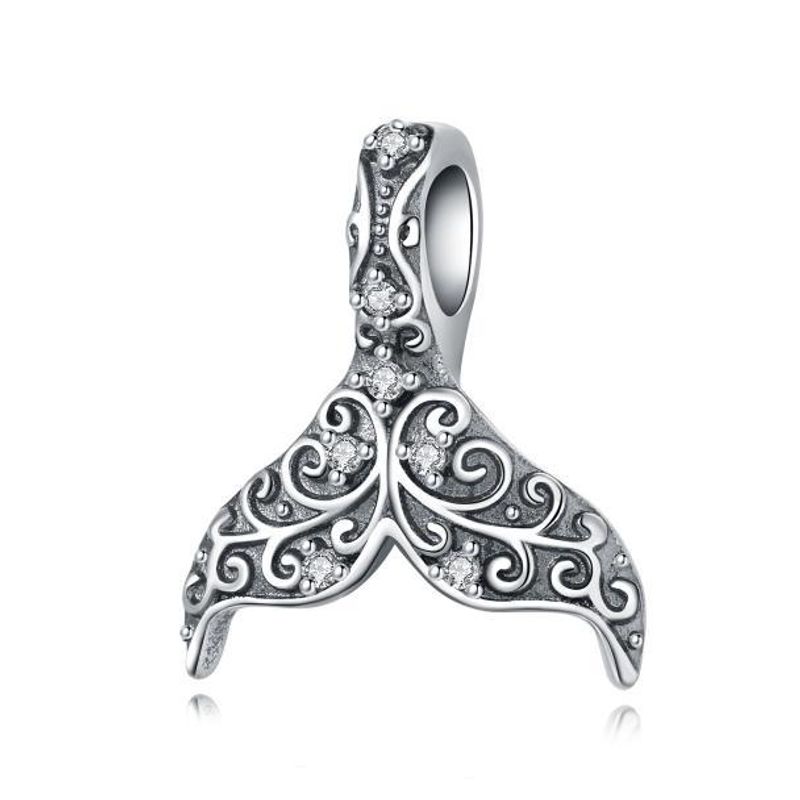 Women's Jewelry Ocean Dolphin Seahorse Crab Sailboat Charm Pendant Beads DIY Jewelry Bracelet Accessories Copper Plated Silver_voghion.com