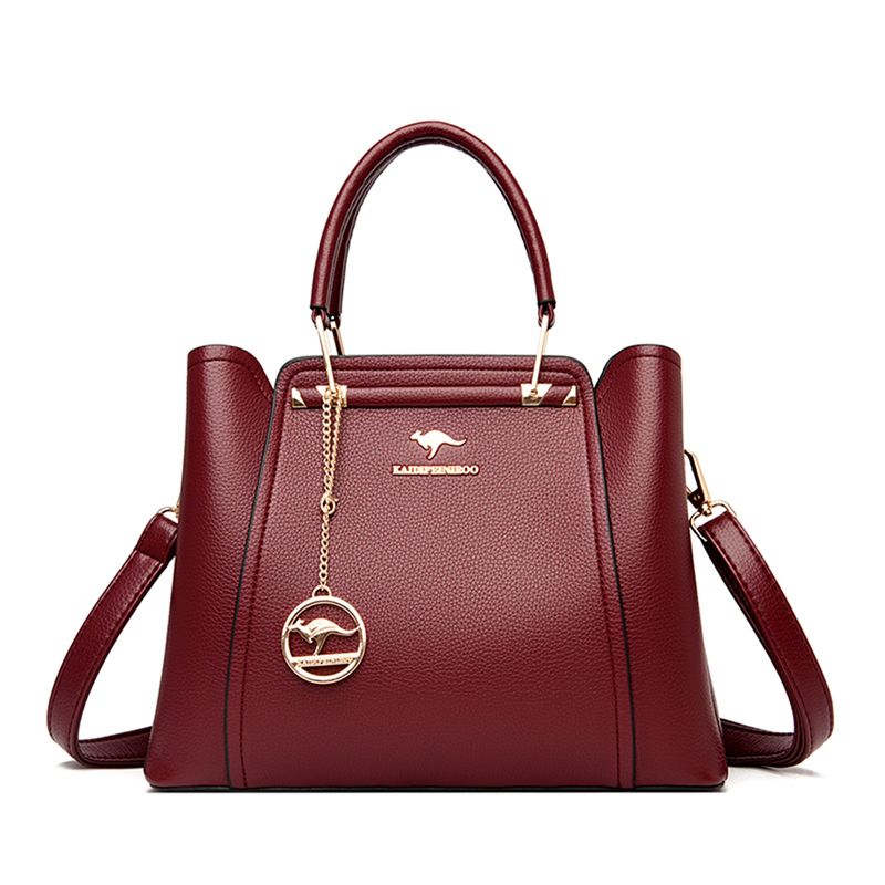 Fraen Soft Lieder Poschen Luxus Designer 3 Schichten Schëller Crossbody Bag Dammen Grouss Kapazitéit Shopping Mark Messenger Tote_voghion.com