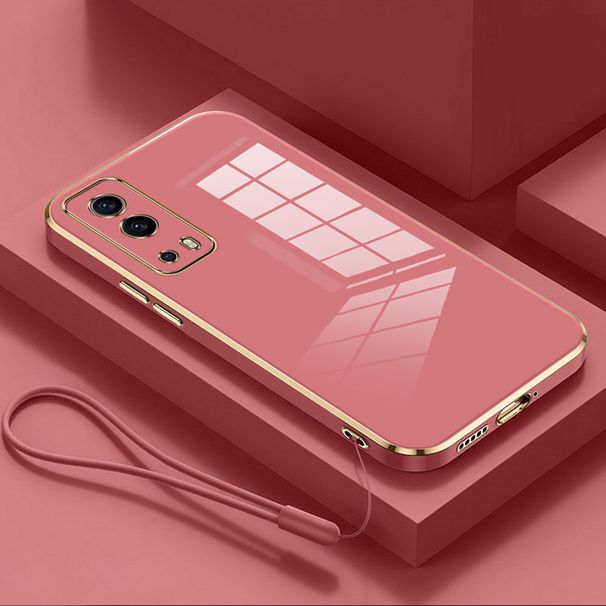 For vivo Y72 5G Case Luxury Square Plating Vivo Y52 5G Phone Case vivo Y75S Y72 Y52 ShockProof Silicone V2041 v2053 Back Cover_voghion.com