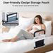 Aolawco Riser, Riser con sensore luminoso a LED, ausilio per l'ingresso nel letto con borsa, corrimano con barra di sostegno regolabile in altezza per anziani_voghion.com