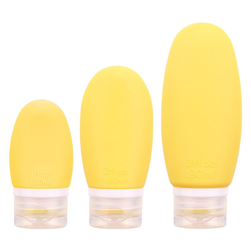 Silikonska steklenica Nordic Color za potovanje, steklenička za živila, šampon, gel za prhanje, losjon za shranjevanje_voghion.com