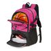 Wolt Football Unisex Children's Sports Backpack Training Bag Can Hold Size 7 Basketball_voghion.com