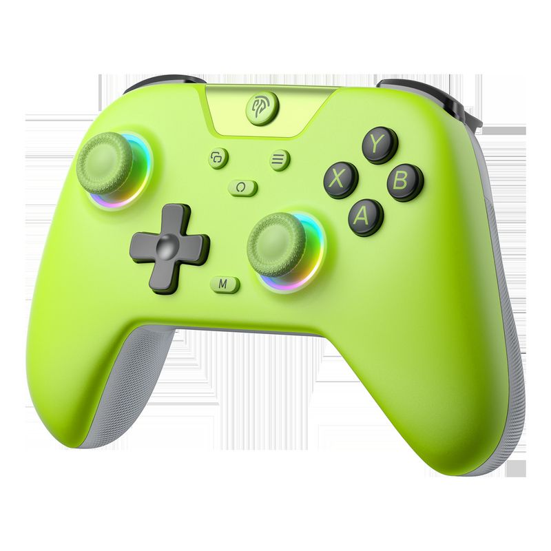 Wireless Bluetooth Gamepad with Vibration Effect - Hall Rocker RGB Lighting Effect, Anti-Slip Texture, Rocker Cap, Large Capacity Battery_voghion.com