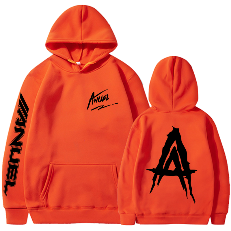 Unisex trend new Anuel AA pattern printed hoodie Sweatshirt Couple Real Hasta La Muerte street hip-hop hot selling_voghion.com