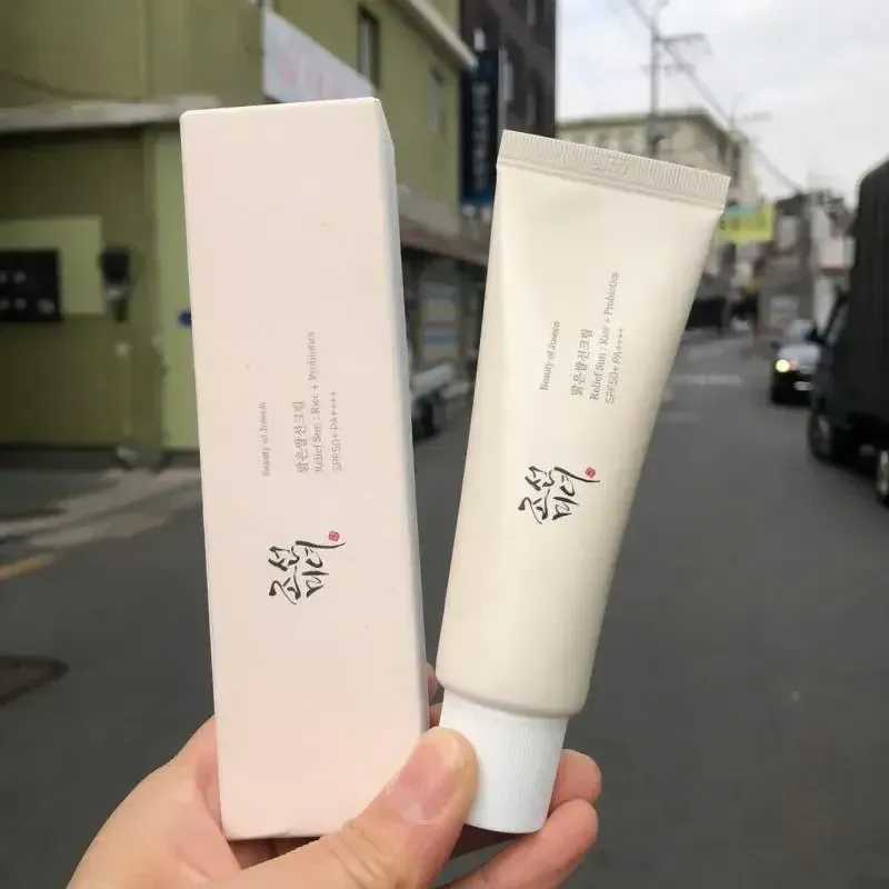 Creme 2 buc. Machiaj Beauty of Joseon Coreean Relief Sun Rice Probiotice 50 ml SPF50+ Facial Body Protectie solara Albire Hidratare_voghion.com