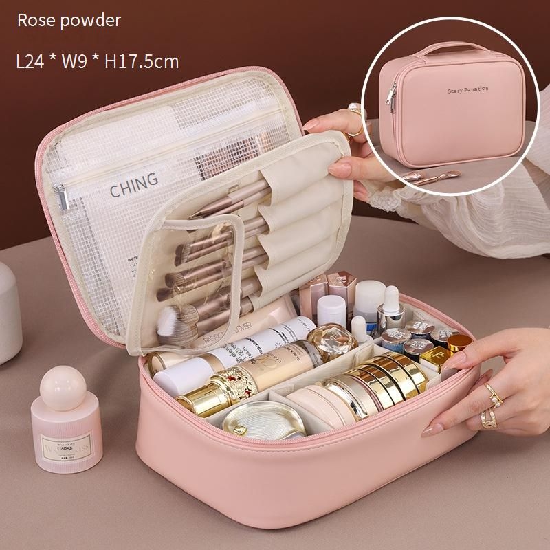 Makeup Tool Kits Hit, Frei teilbare Kosmetiktasche, Große Kapazität, High-End, Multifunktionale Kosmetik-Aufbewahrungstasche, Nischendesign_voghion.com