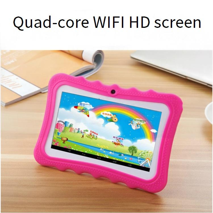 ​​7 Inch Kids Tablet With WiFi, Dual Camera, HD Screen, Quad-Core Processor, 16GB Storage - Pink, Green, Blue, Orange, Rose (Multiple Color Options)​_voghion.com