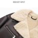 Luxury Faux Shearling Jacket For Women - Winter Cozy Fleece Lined Outerwear With Relaxed Fit & Stylish Biker Design_voghion.com