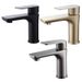 Stainless Steel Gunmetal Faucet For Hot And Cold Water In Sinks, Washbasins, And Countertop Basins._voghion.com