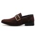 Chaussures en cuir décontractées pour hommes, de qualité imbattable, en daim givré, tendance et décontractées, style printemps, Le Fu Dou_voghion.com