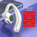 Left And Right Ear Rotating Digital Display New In-Ear Air Conduction Business Wireless Sports Call Bluetooth Earphones_voghion.com