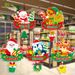 Elegant Christmas Hanging Ornaments Set – 5-Piece Decorative Paper Hangings For Store Windows, Classrooms & Holiday Parties_voghion.com