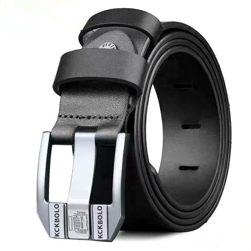 Ceinture tendance en cuir véritable pour homme et femme, de qualité supérieure._voghion.com