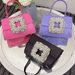 Borse da donna Bring Super Flash Diamond Piccola borsa quadrata in raso con strass Borsa a tracolla e tracolla_voghion.com