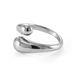 Titanium Steel Cross Ring - Simple & Retro Design (Irregular Shape, Smooth Finish, Fashionable Statement Jewelry)_voghion.com