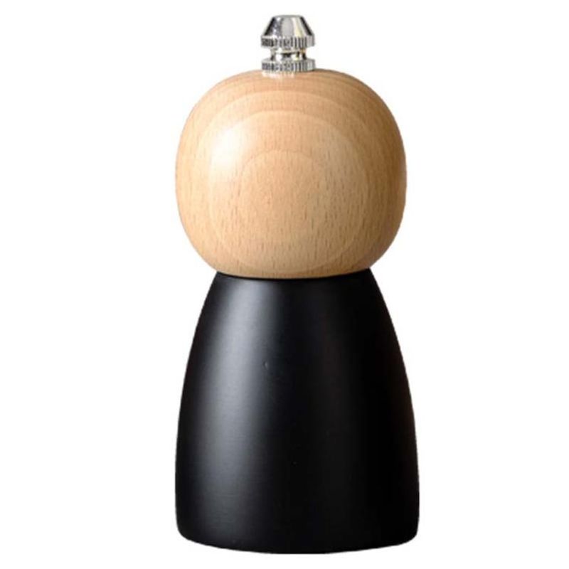 Round Head Manual Pepper Mill Ceramic Core Kitchen Tool_voghion.com