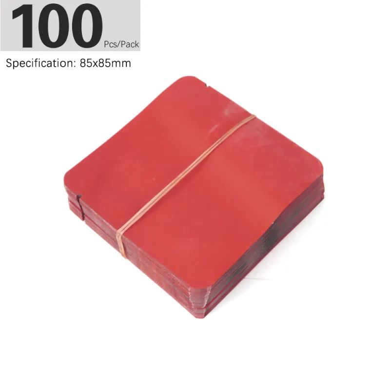 100 bolsas de té desechables portátiles cuadradas para té, bocadillos y café, bolsas de papel de aluminio para alimentos sombreados_voghion.com