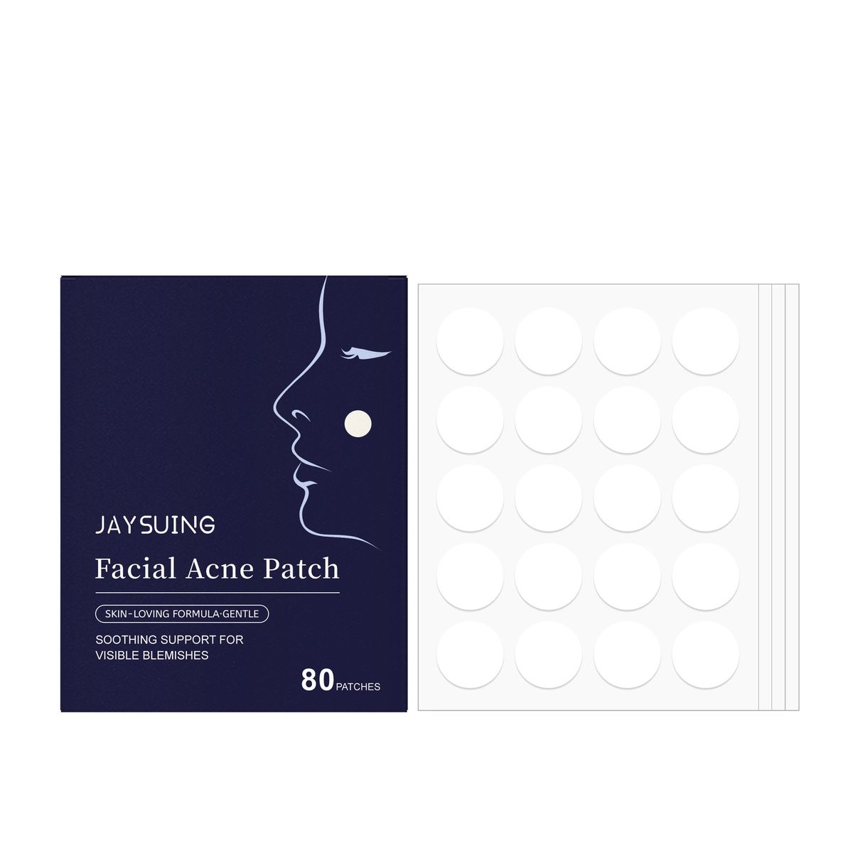 Face Gentle Care Facial Daily Cleaning Skin Friendly Breathable Acne Patch_voghion.com
