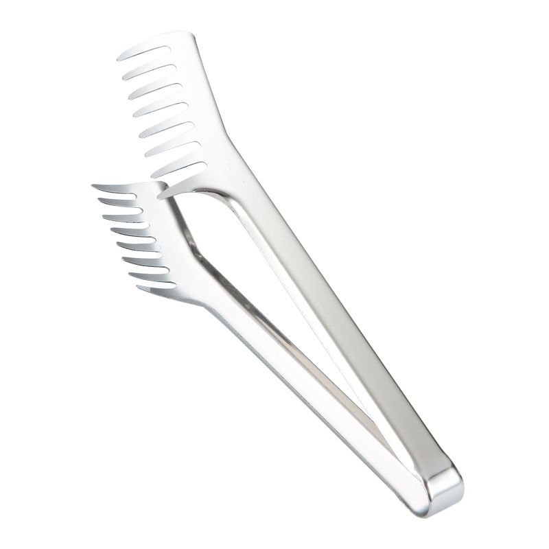 1pcs Stainless Steel Spaghetti Tongs Noodle Food Comb Clip Cookware Western Restaurant Kitchen Tools Party_voghion.com