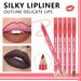 Lip Liner 12 Color Matte Lipstick Lip Liner Set Nude Color Lasting Non Fading Third Generation_voghion.com