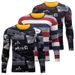 Plus Size Fleece Lined Thickened Base Layer Top Autumn Winter Men's Thermal Underwear_voghion.com
