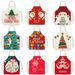 Cartoon Christmas Day, Cotton And Linen Apron Resistant To Dirt And Easy To Clean_voghion.com