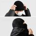 Balaclava White Black Knitted And Face Protection Hat For Men Winter Head Cover Warm Ski Mask_voghion.com