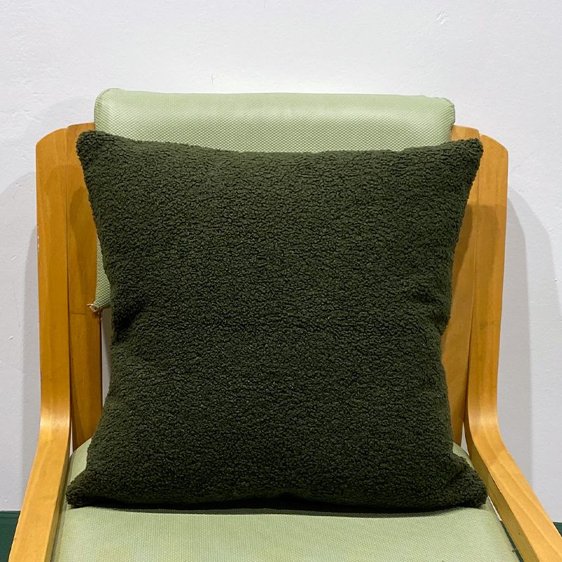 Plush Cushion Cover Cozy Faux Fur Teddy Pillow Cover For Sofa Living Room 18x18 Decorative Pillows Nordic Home Decor Pillowcase_voghion.com