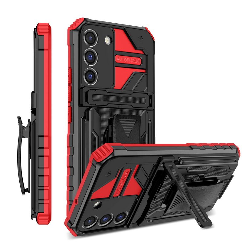 Armor Hybrid Hard Case für Samsung Galaxy S22 Ultra S21 S20 FE Plus A53 A13 A33 A73 5G A52 Note 20, stoßfester Standfuß_voghion.com
