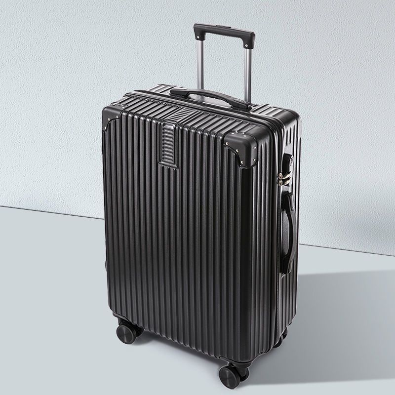 New Women's Suitcase With Universal Wheels, Durable Student Luggage, Password Lock Travel Case, Large Capacity Leather_voghion.com