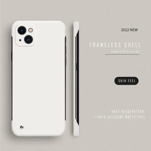 Ultratunt tunt hårt ramlöst PC-fodral för iPhone 11 12 13 Pro Max Mini XR XS Max X 7 8 6 6S Plus SE 2 3 Matt Cover Case_voghion.com