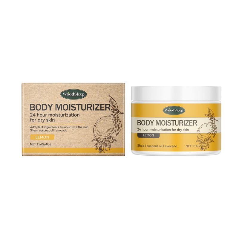 Body Butter Moisturizing Cream Skin Hydrating Moisturizing Moisturizing Lemon Flavor Body Cream_voghion.com